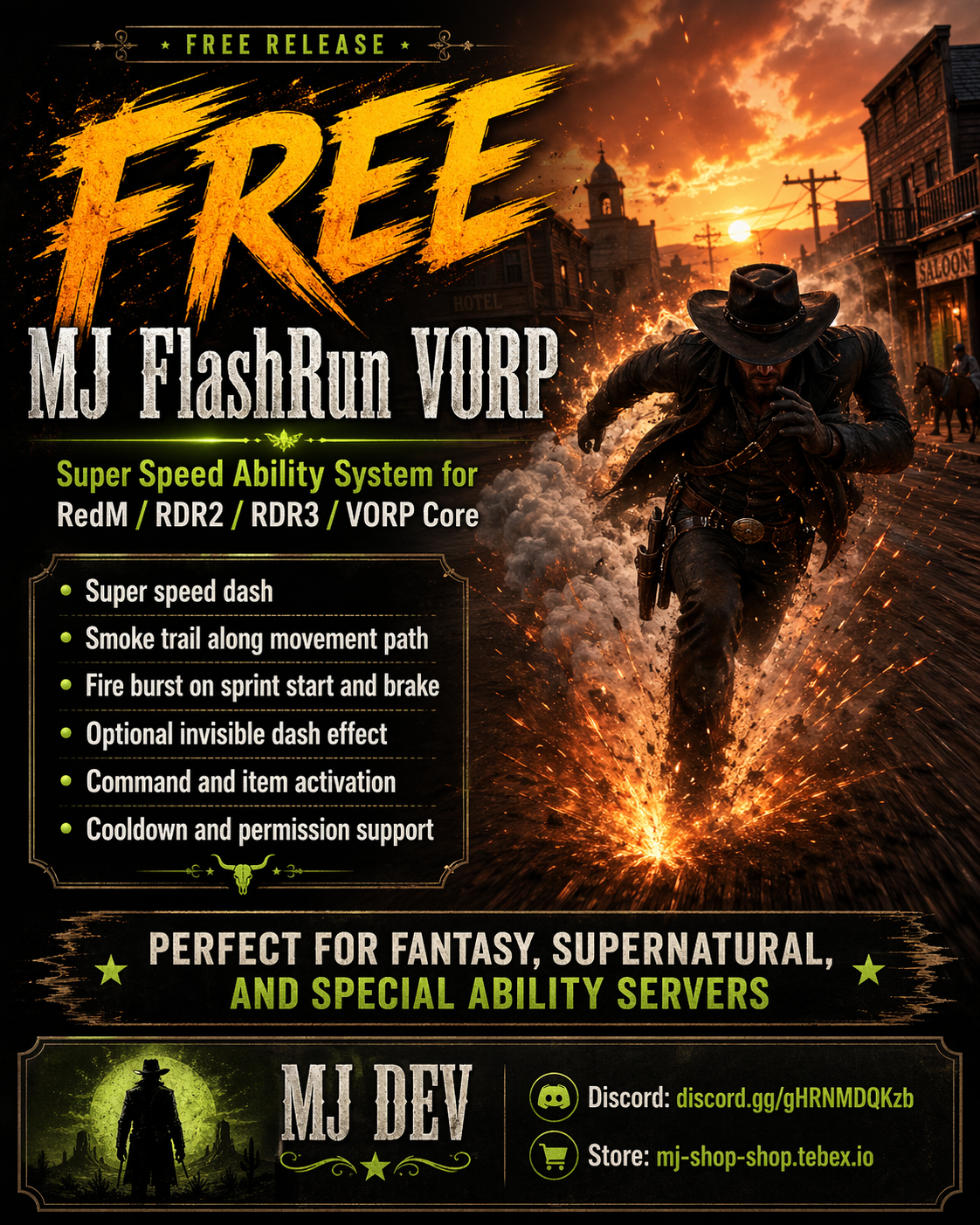 FREE  MJ FlashRun VORP
