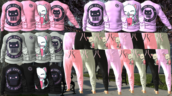 Uwu Cafe Tops V2 (Male + Female)