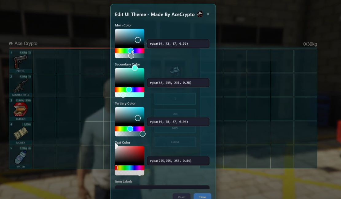 Ox inventory Redesign