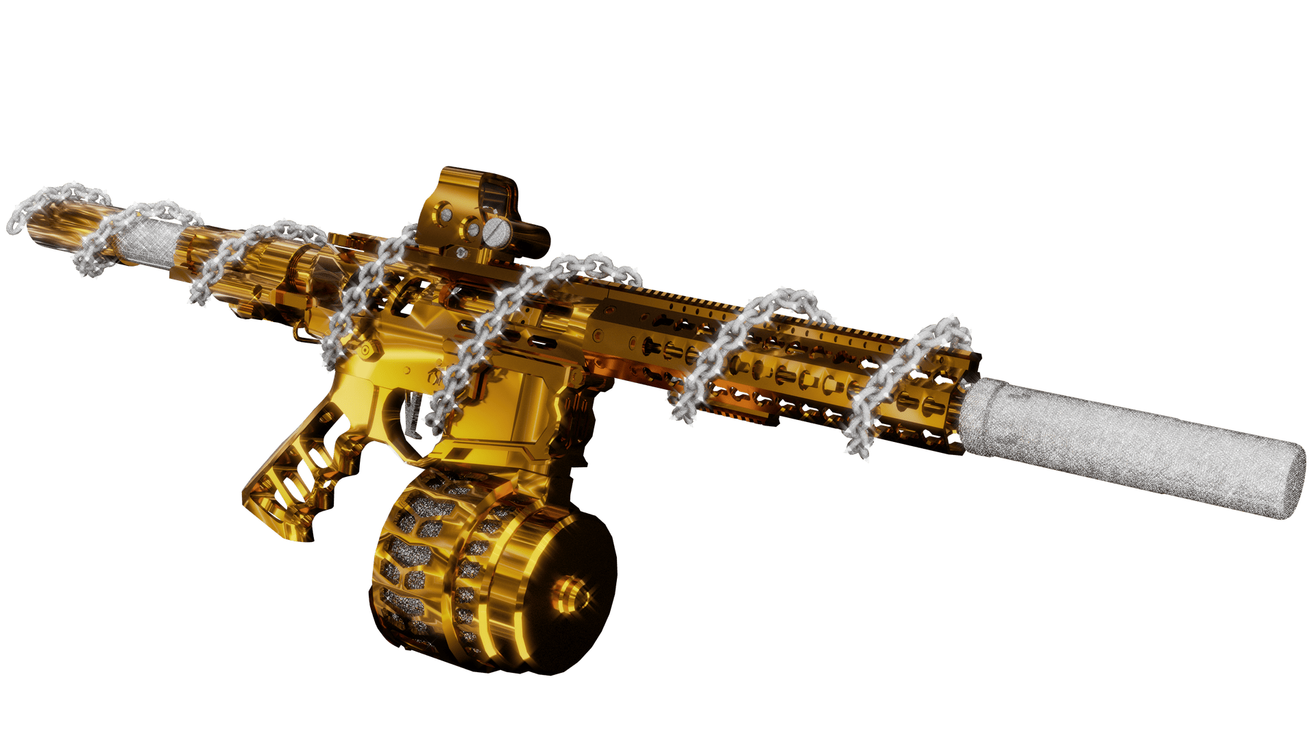 M4 GOLD SPIKECHAIN