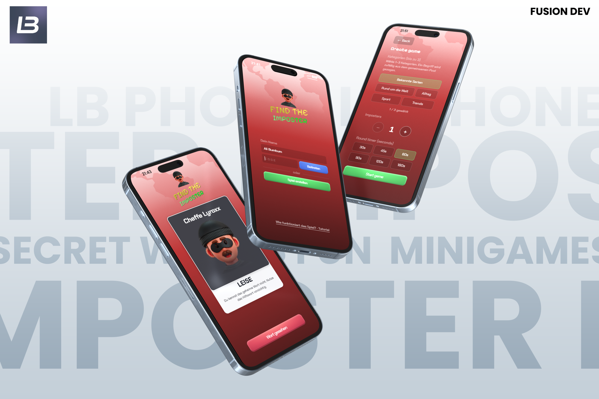 Imposter Minigame-App