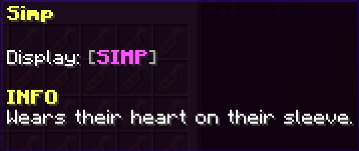 Simp Tag