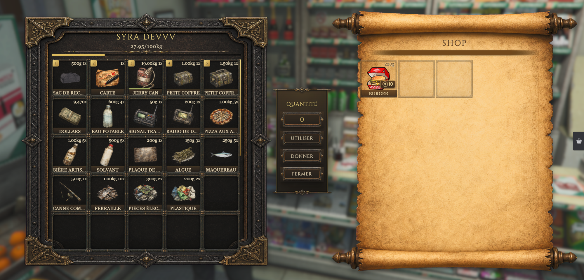 Medieval ox-inventory redesign