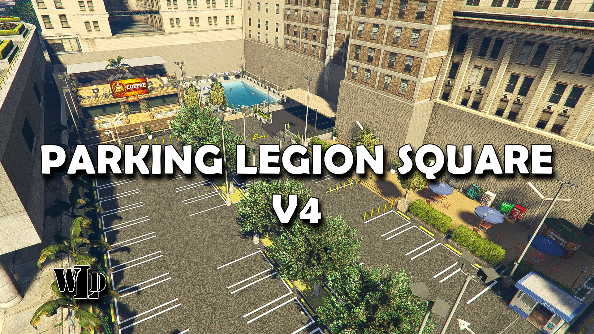 Parking Legion Square V4 – Premium Pool, Café & VIP Parking