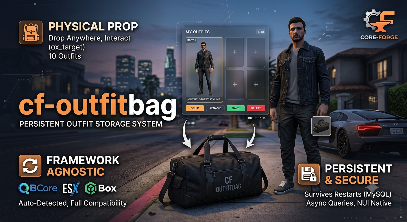 CoreForge Outfit Bag