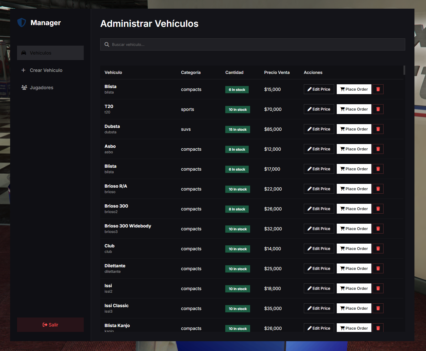 Advanced ESX Dealership