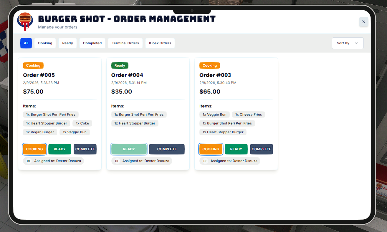 [BURGER SHOT JOB V2] QBCORE QBOX ESX { SCRIPT}