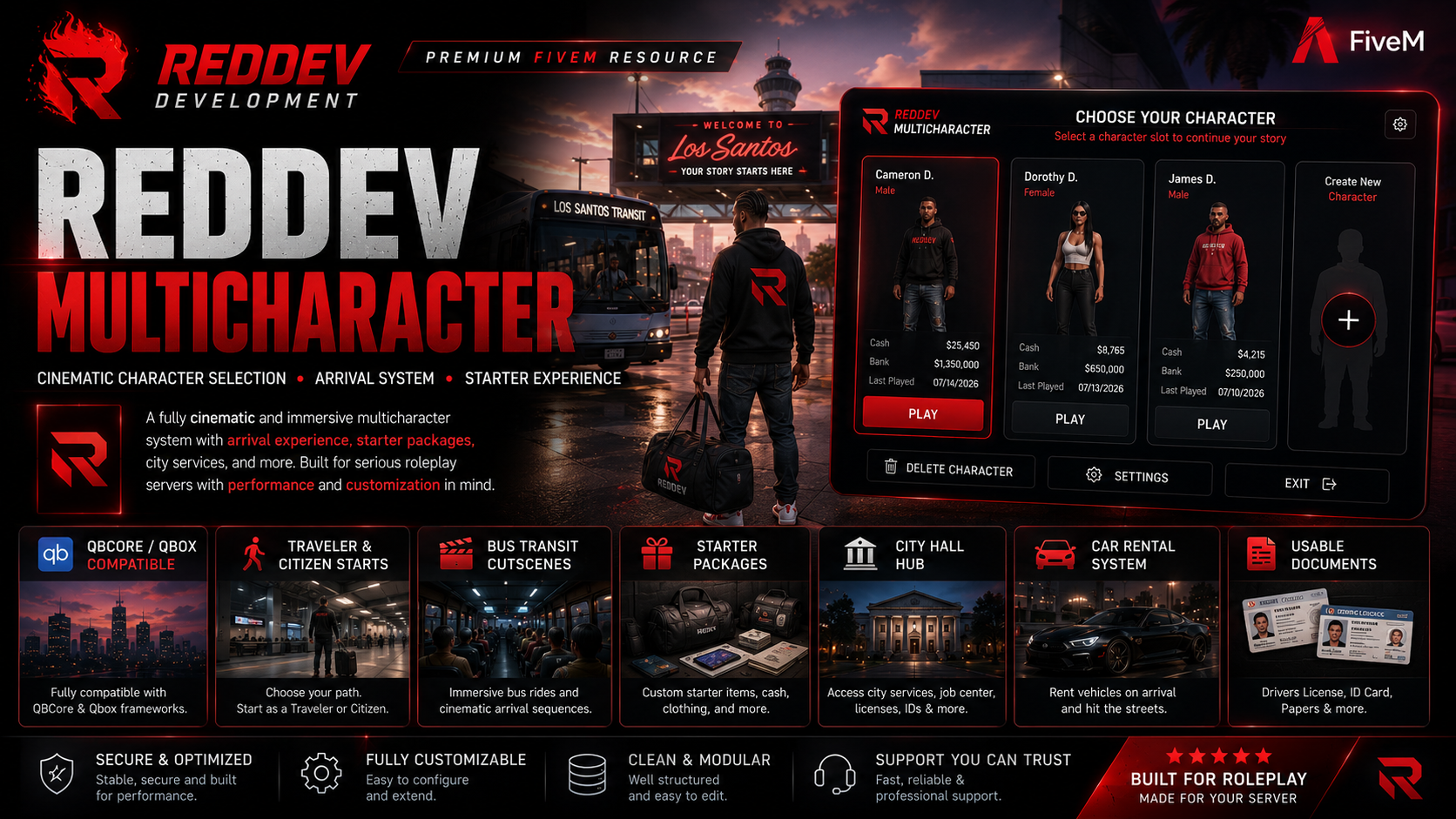 REDDEV Multicharacter