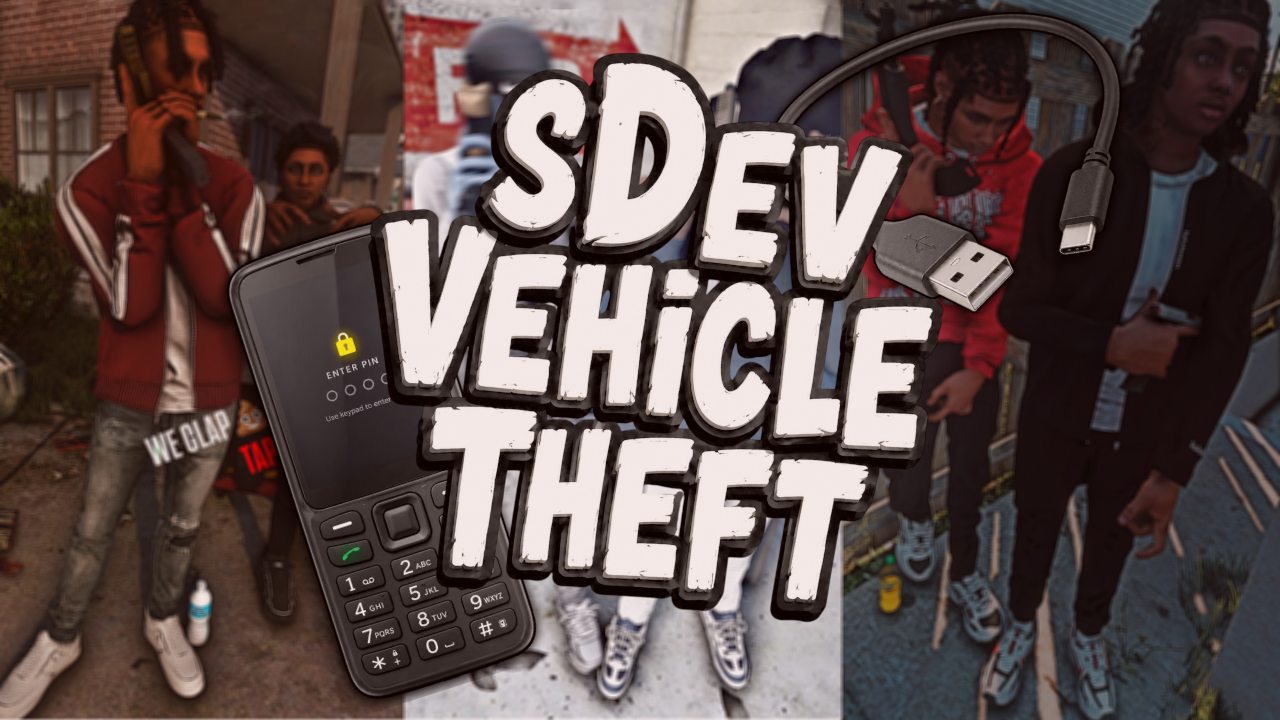 sDev | Advanced Vehicle Theft System | * Custom UI *