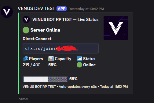 Venus RP Bot