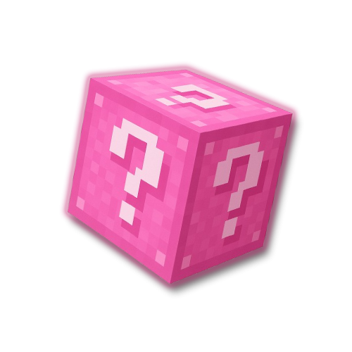 5 Pinke LuckyBlöcke