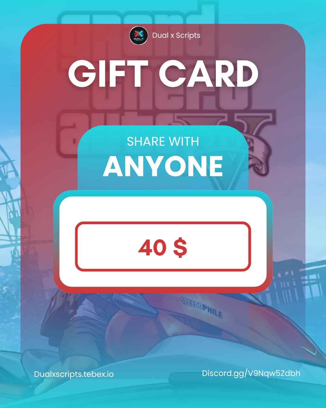 40$ Gift Card