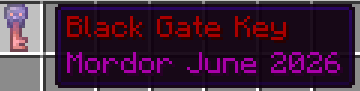 Black Gate Key x5
