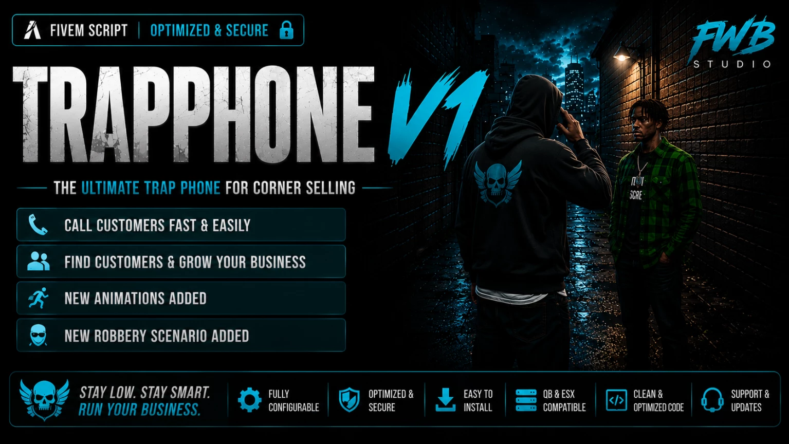 Trap Phone V1 | FiveM Trap Phone Script for ESX, QBCore & Qbox