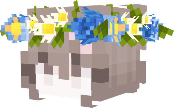Blue Flower Crown