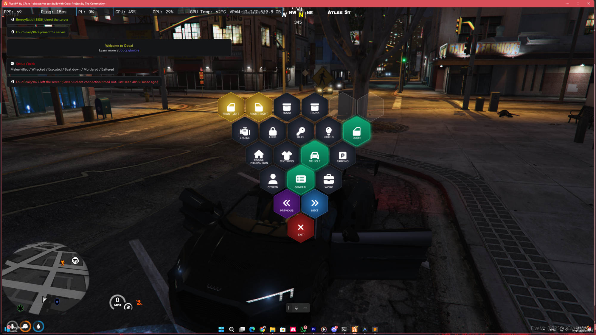 FxRadialMenu NPC AI Police + EMS Tools + Parking + Emotes (Multi-Framework)