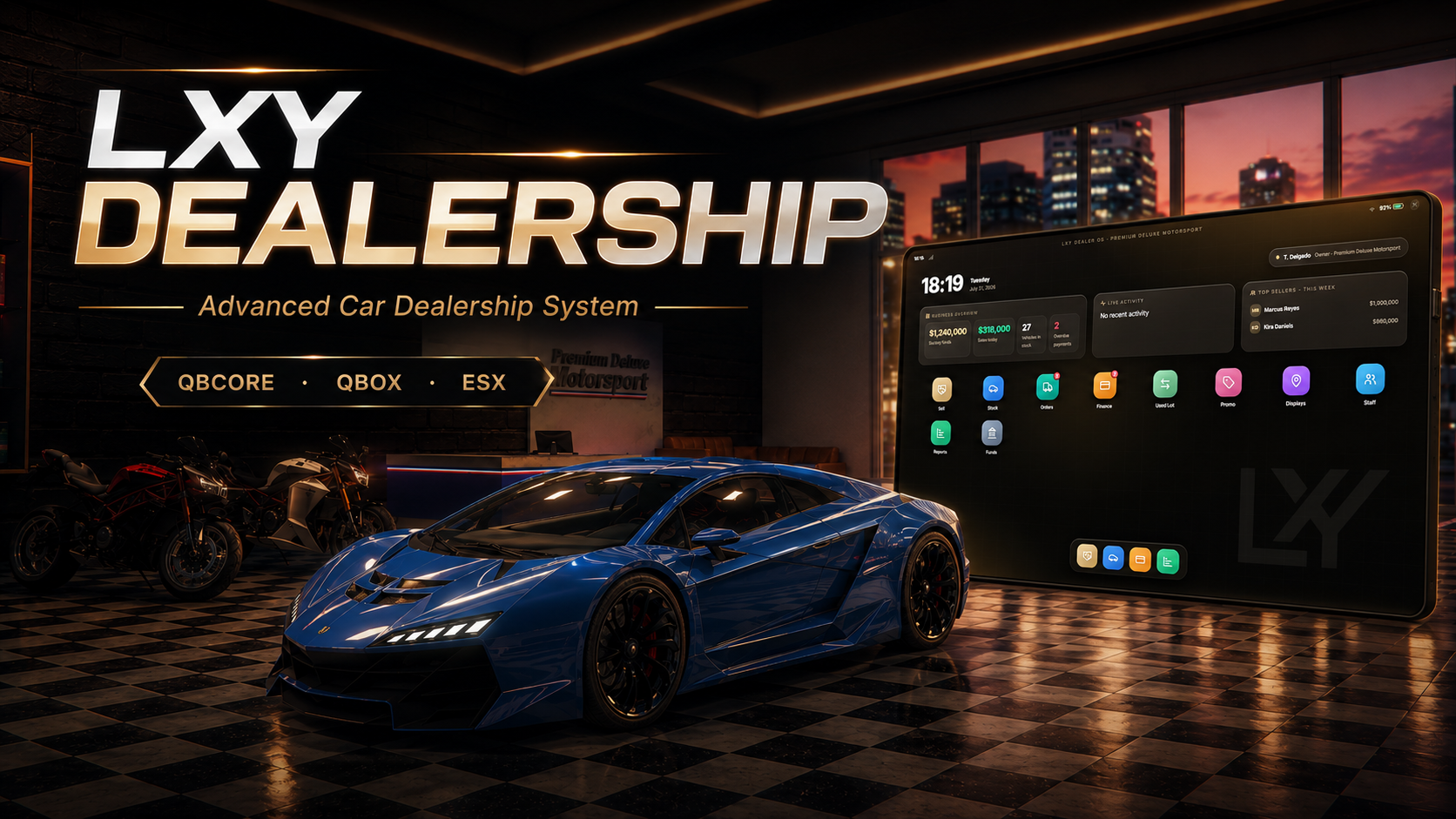 LXY Dealership — Advanced Car System
