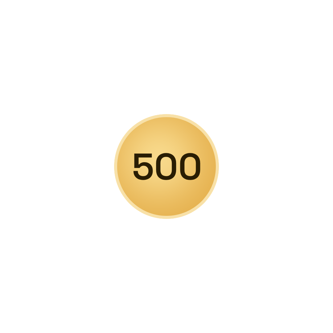 500 Coins