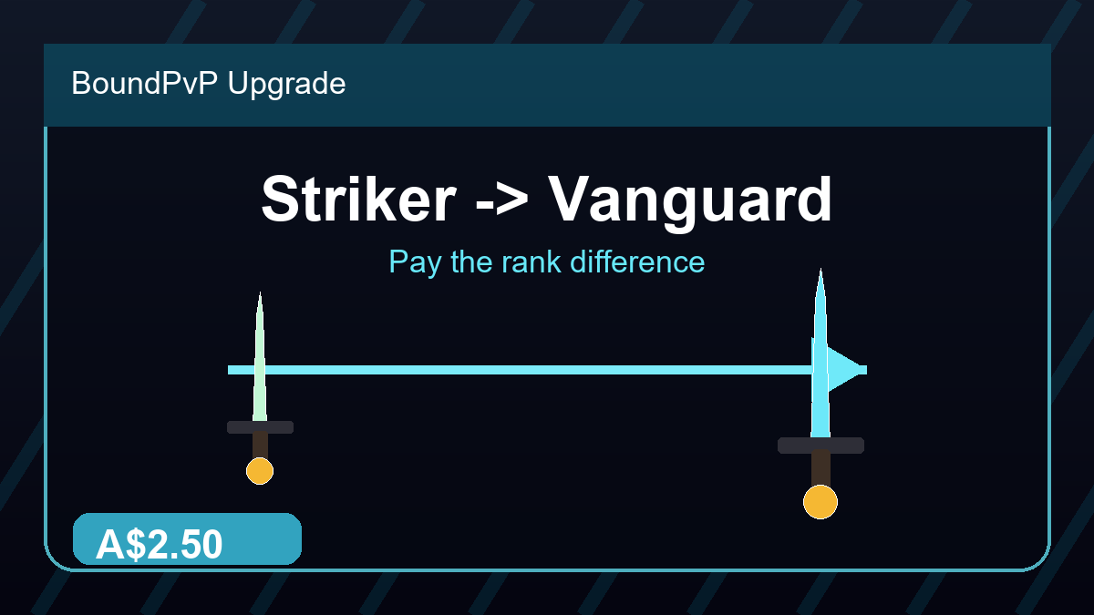 Striker → Vanguard Upgrade