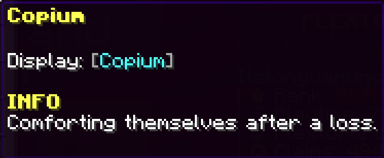 Copium Tag