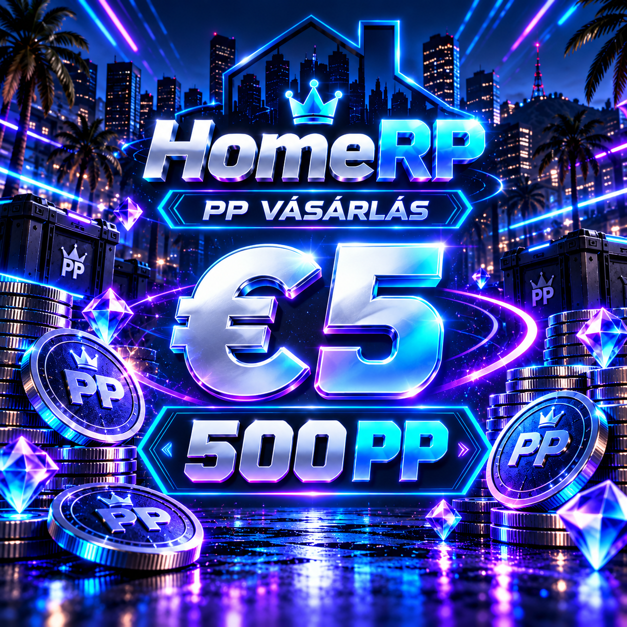 Játékbeli PP vásárlás - 5€
