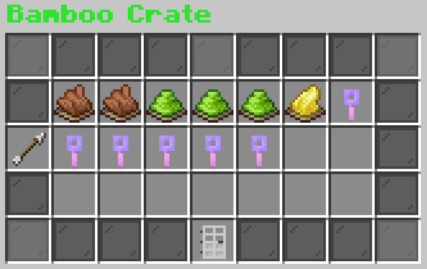 Bamboo Crate Key