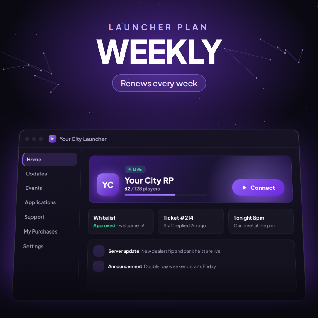 Launcher – Weekly