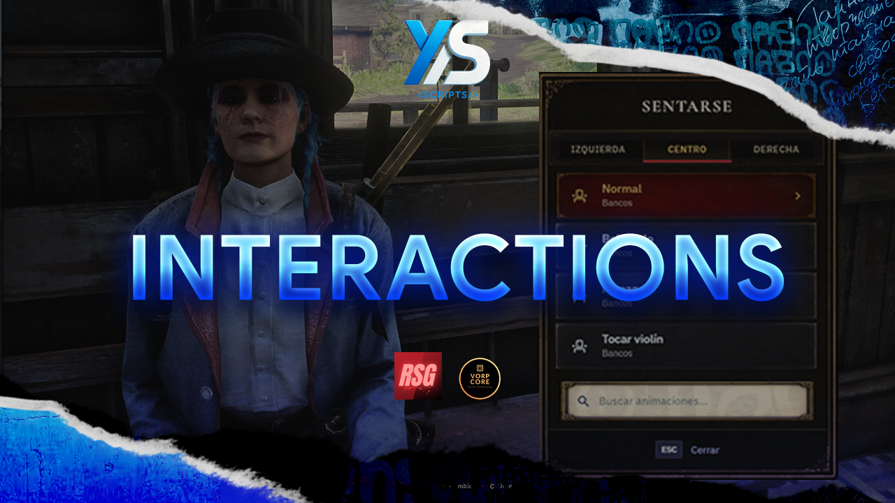 Interactions - Sit, lie down, play piano, and bathe