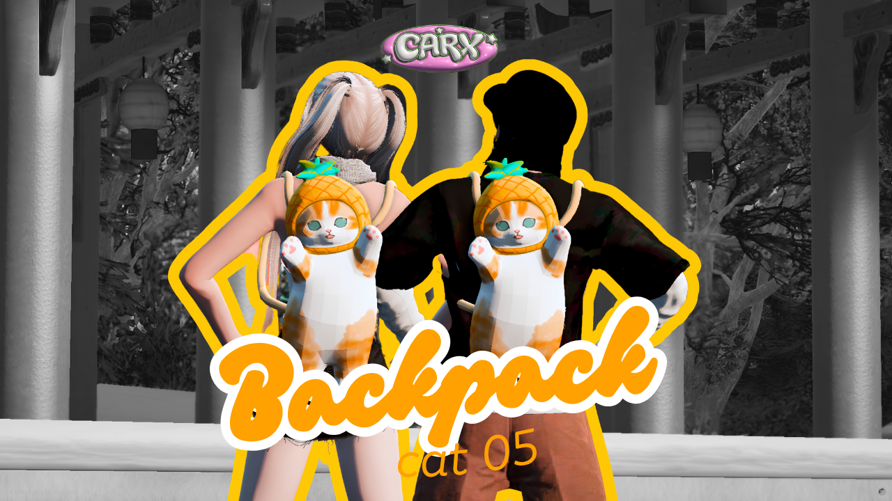 🐱 CAT BACKPACK PACK 5 [2.0]🐱
