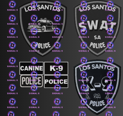 🚨Los Santos Police Patches Patch & Logo Pack