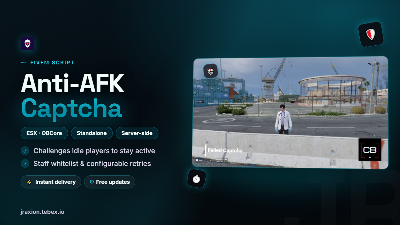 Anti AFK Captcha
