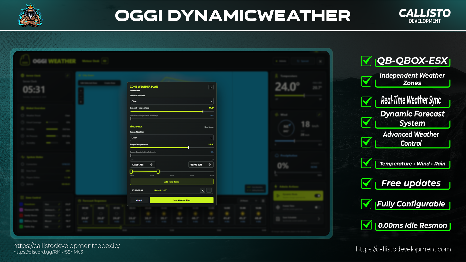 OGGI Dynamic Weather | Regional Weather & Time Control
