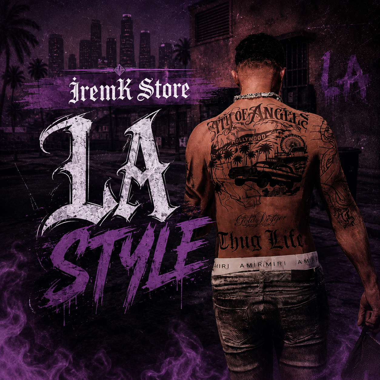 İremK Store - LA Gang Tattoo Pack V1