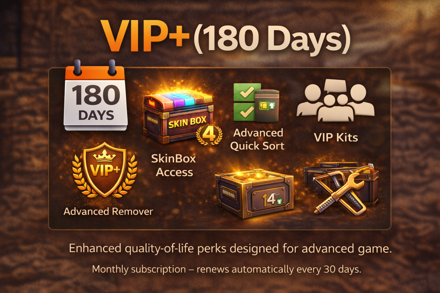 VIP+ (180 Days)