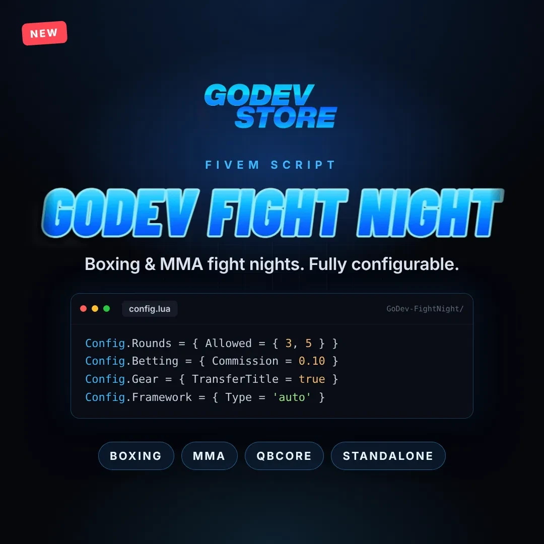 [FiveM] Fight Night Script (Standalone / QB)