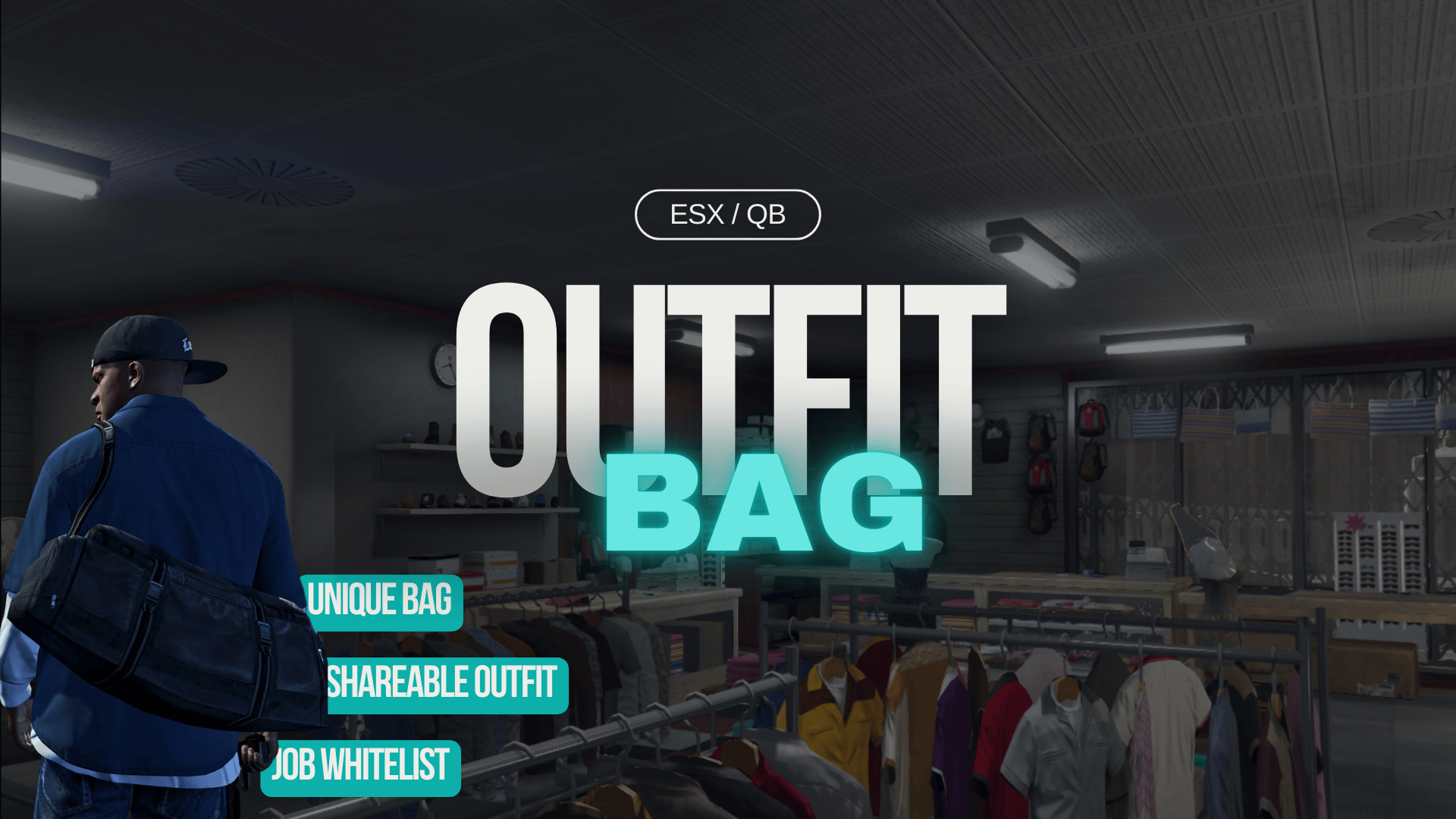 FWB Outfit Bag – Advanced Wardrobe System for FiveM