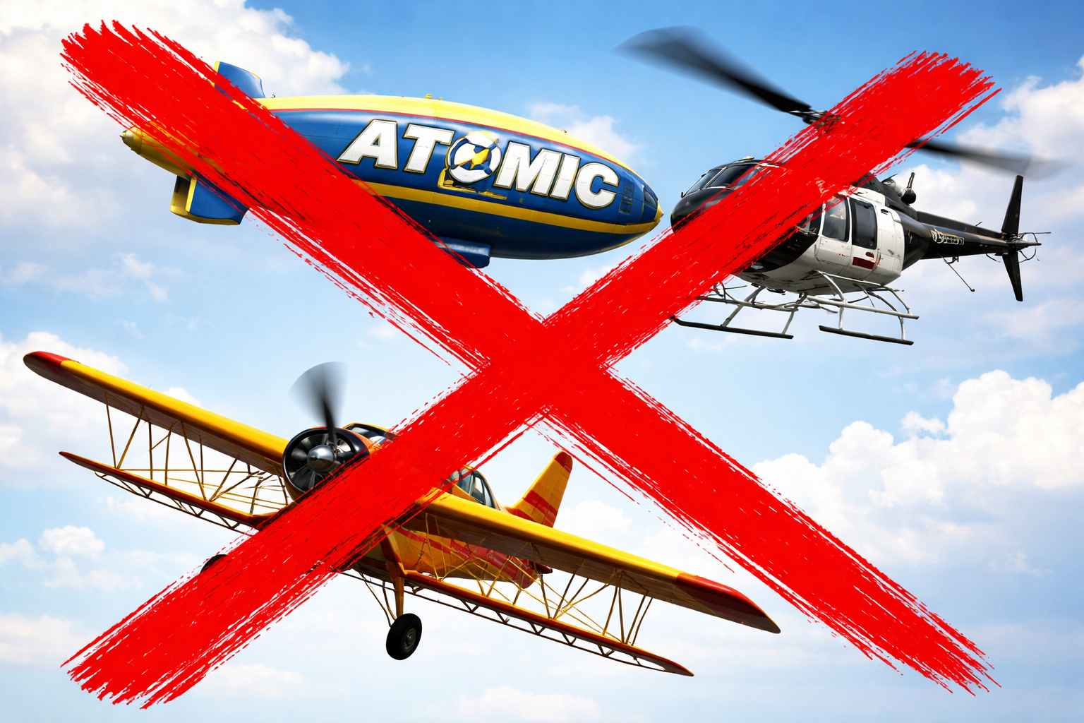 Disable Ai Aircraft - No Ambient NPC BLIMPS or Planes