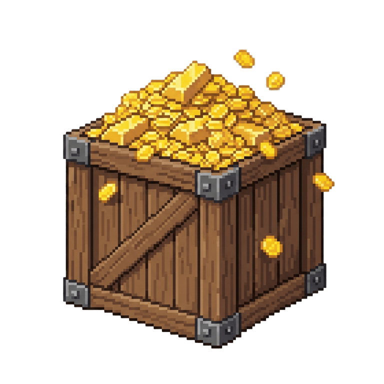 Crate Of Coins