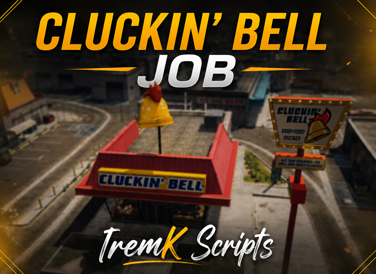 İremK - Cluckin' Bell Job │QBX-QBCORE│