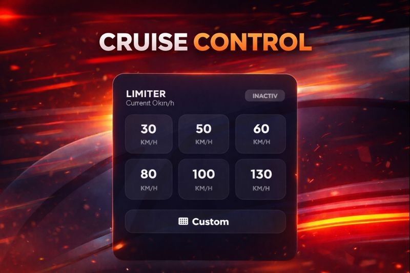 Advanced Cruise Control Menu