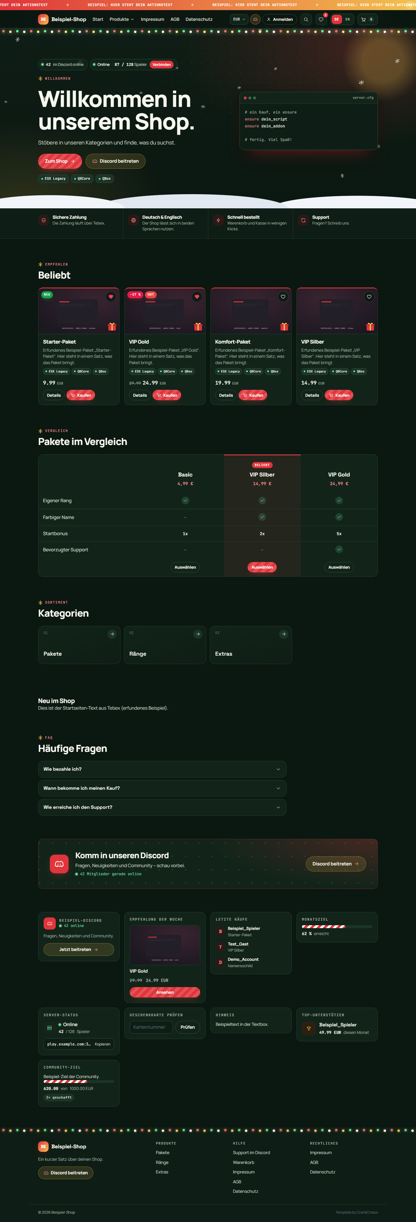 CrankChaos Tebex Template · Seasons – Bild 5
