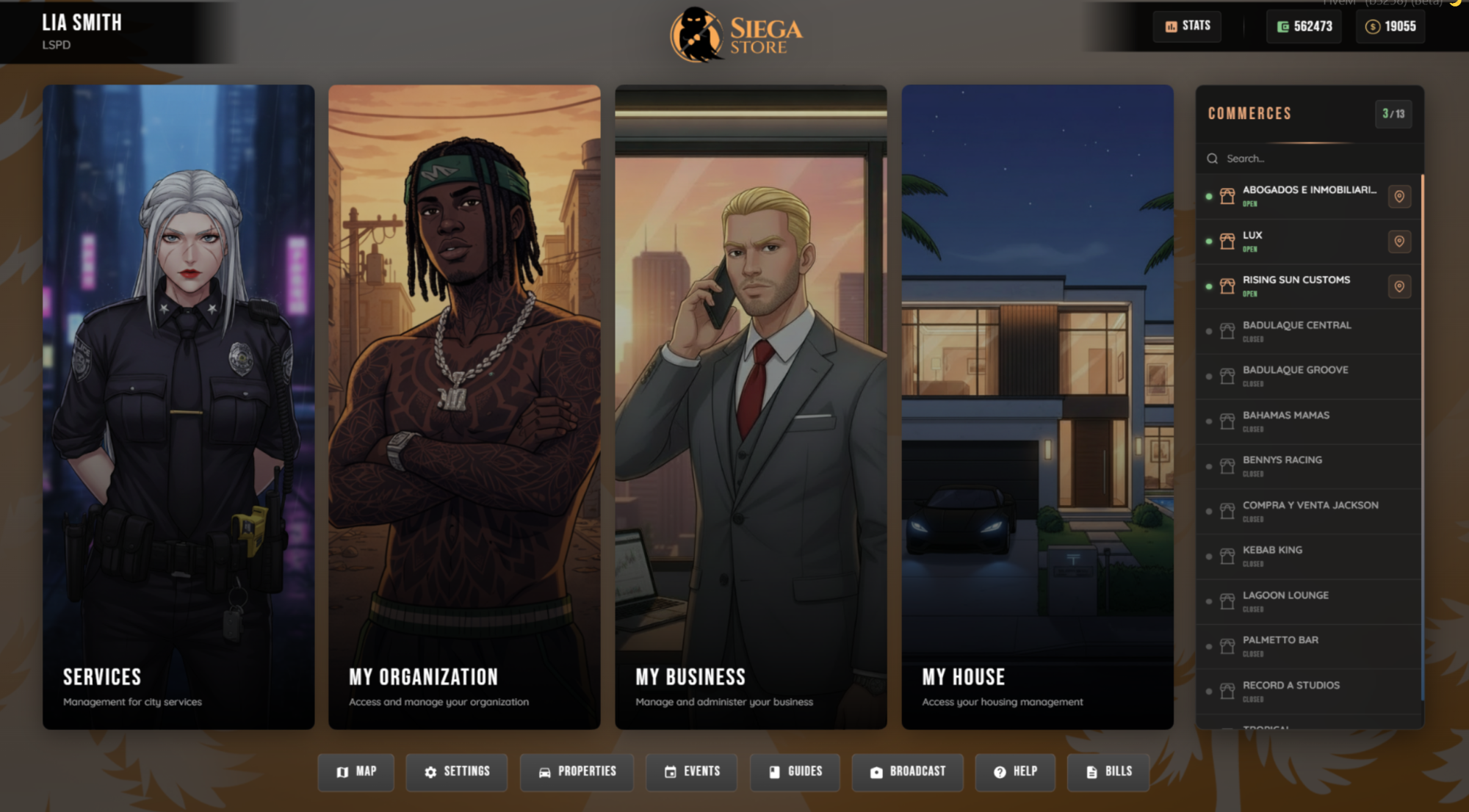 Siega Store - Premium FiveM Scripts & Resources