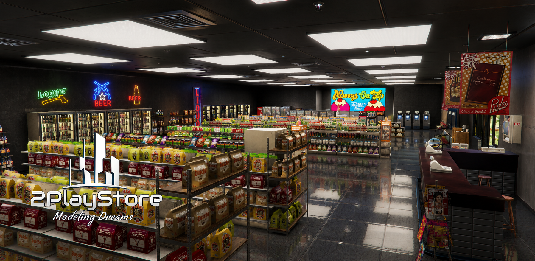 GasStation – Optimized & Realistic Map