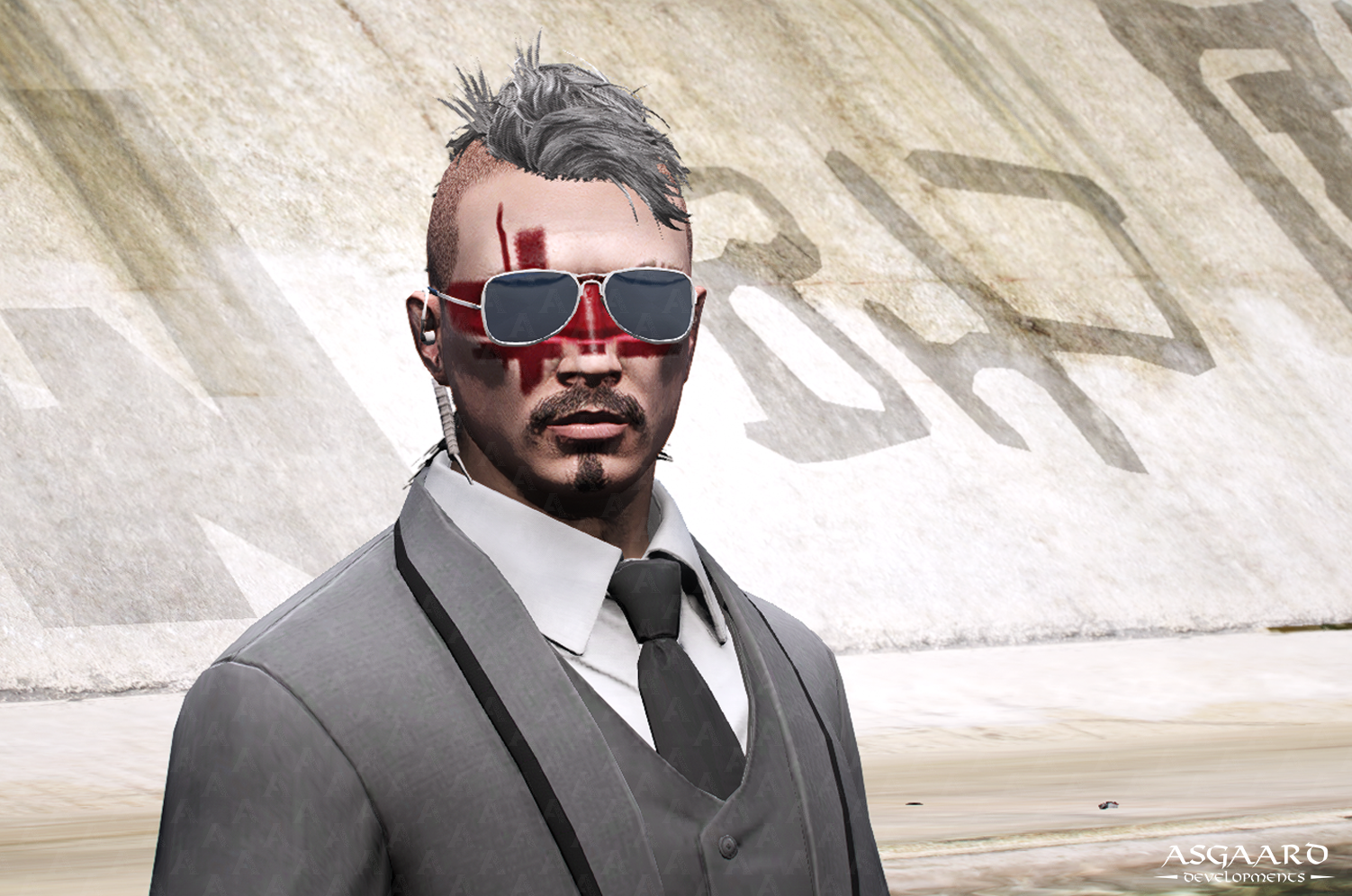 Aviator-style Glasses (Male only)