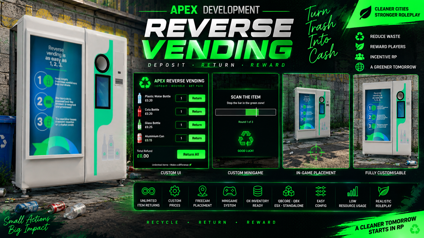 ♻️ Apex Reverse Vending | Deposit Return System