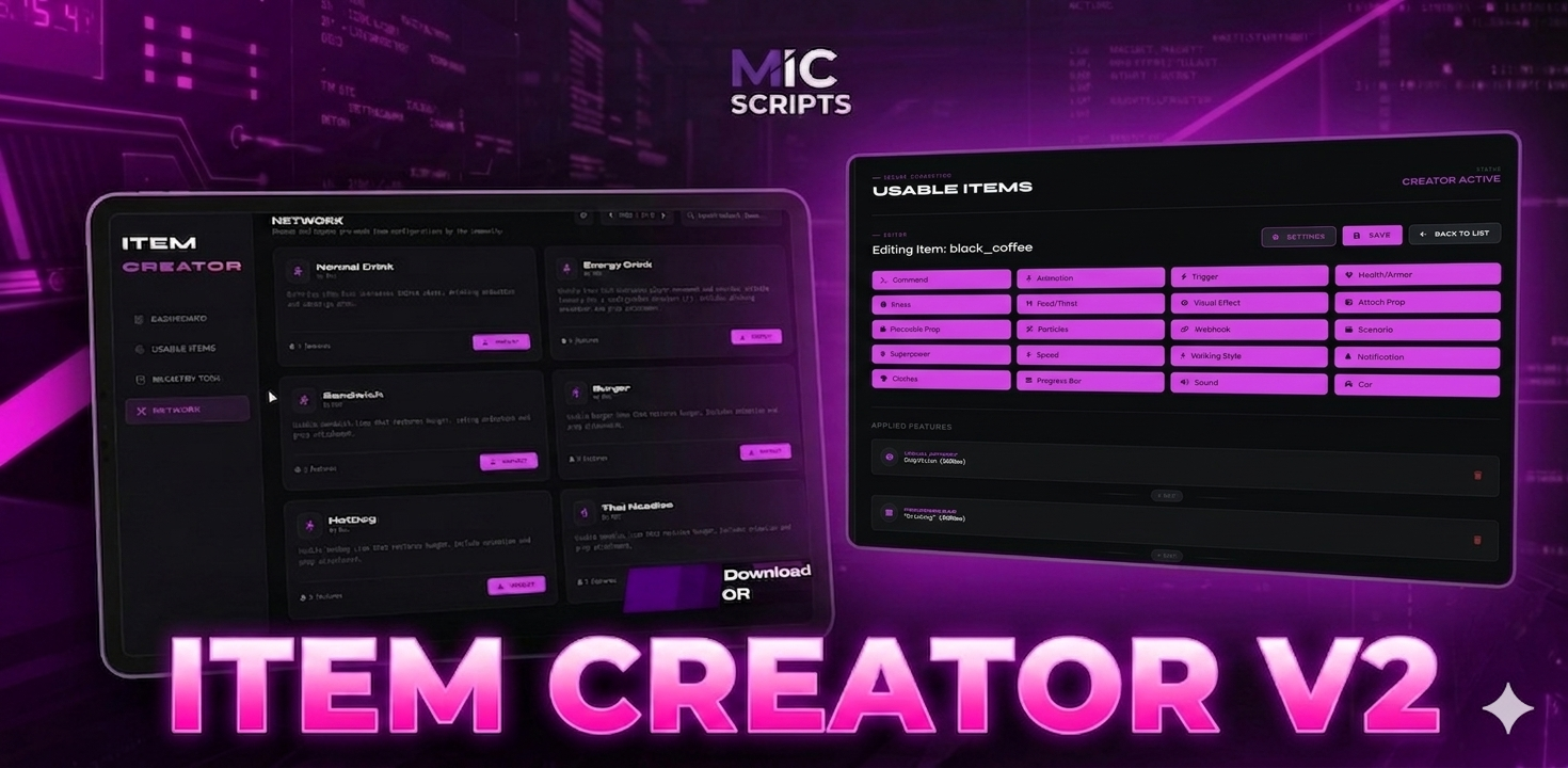 Mic Scripts  UNESCROWED | Vape Script +50 Flavours