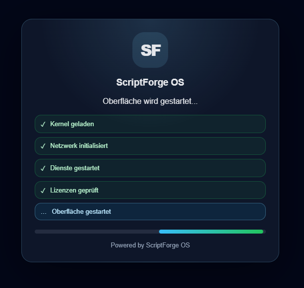 SF Tablet – Zentrale ScriptForge-Plattform für FiveM