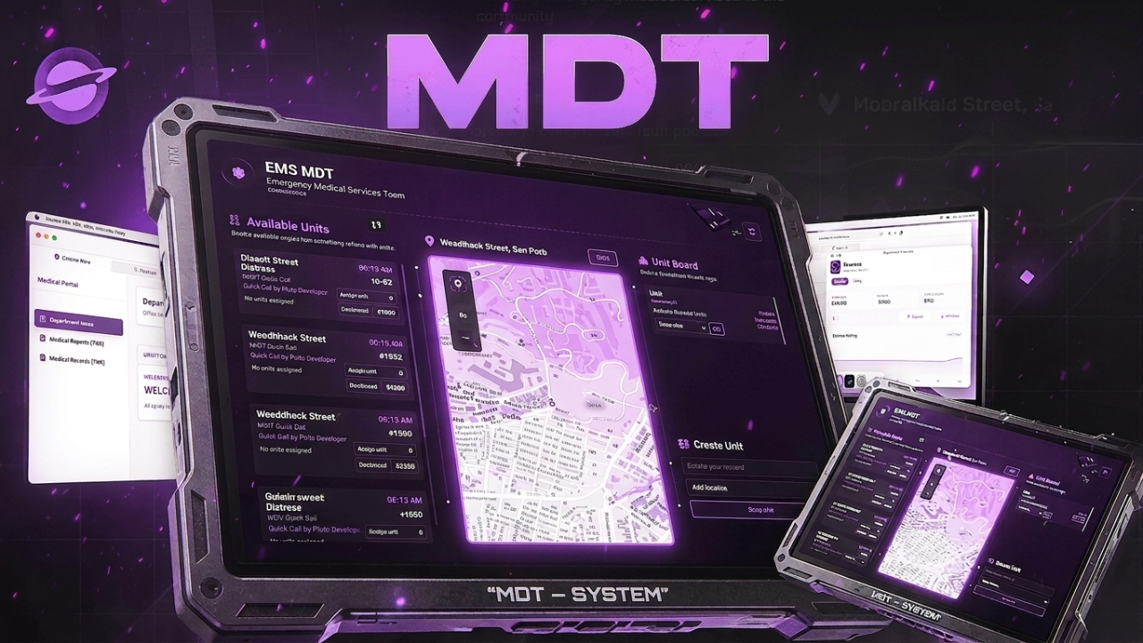 MDT EMS - ONLY WORKS WITH OUR AMBULANCE JOB V2