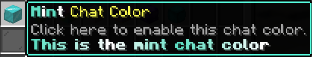 Mint Chat Color