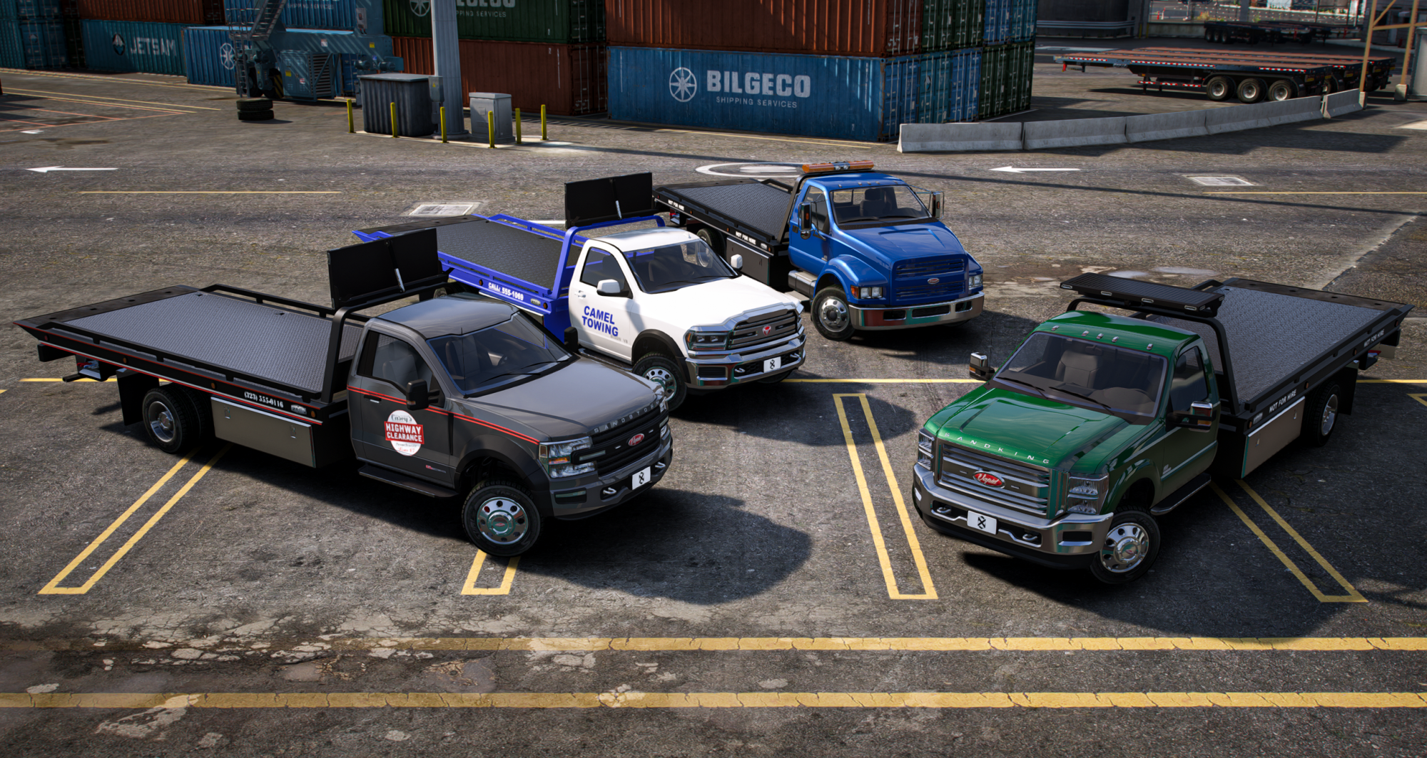 Rollback Tow Truck Bundle